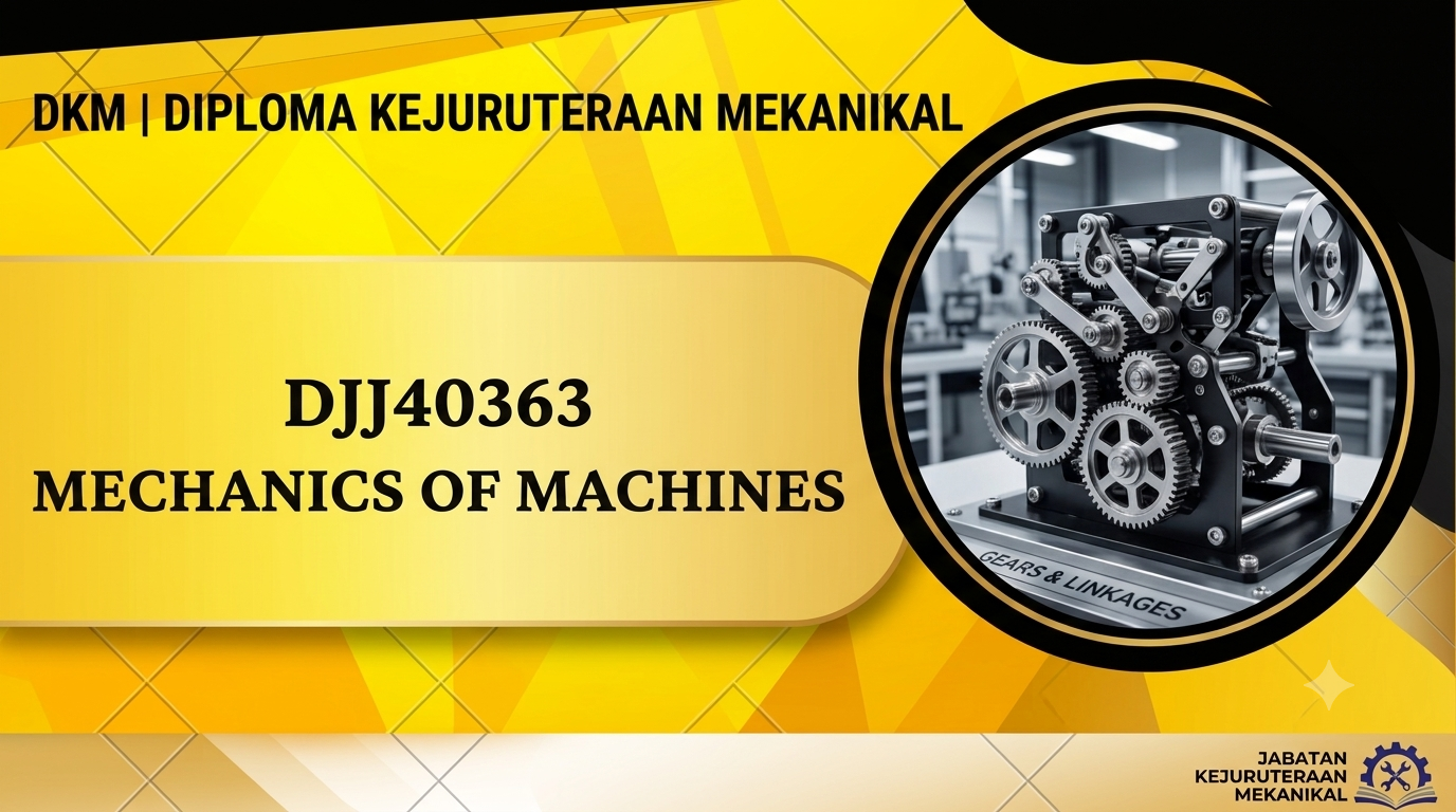 DJJ40363 MECHANICS OF MACHINES SESI 1:2026/2027